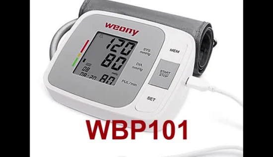 Monitor digital de pressão arterial para braço superior, cuidados de saúde, tonômetro, esfigmomanômetro portátil, monitores de pressão arterial