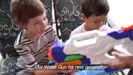 Amazon Hot Kids Bombeando Pull Type Pistola de Água Brinquedo 1500ml Grande Capacidade Grandes Pistolas de Água Brinquedo 2 Cores Mistas Verão Jogo ao Ar Livre Brinquedo Crianças Pistola de Água