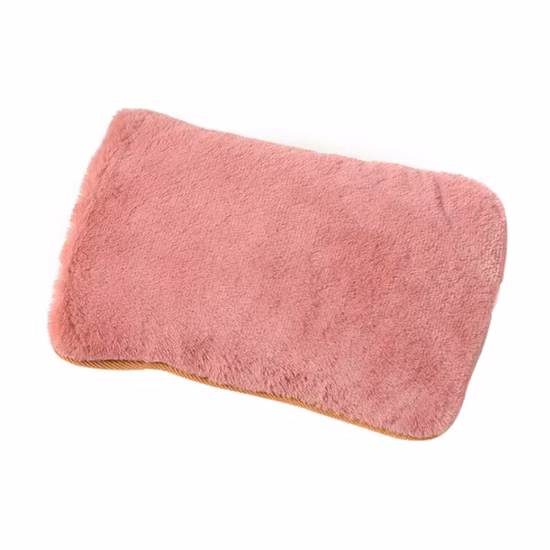 Capa de lã macia barata aquecedor elétrico de mão bolsa de água quente recarregável quente
